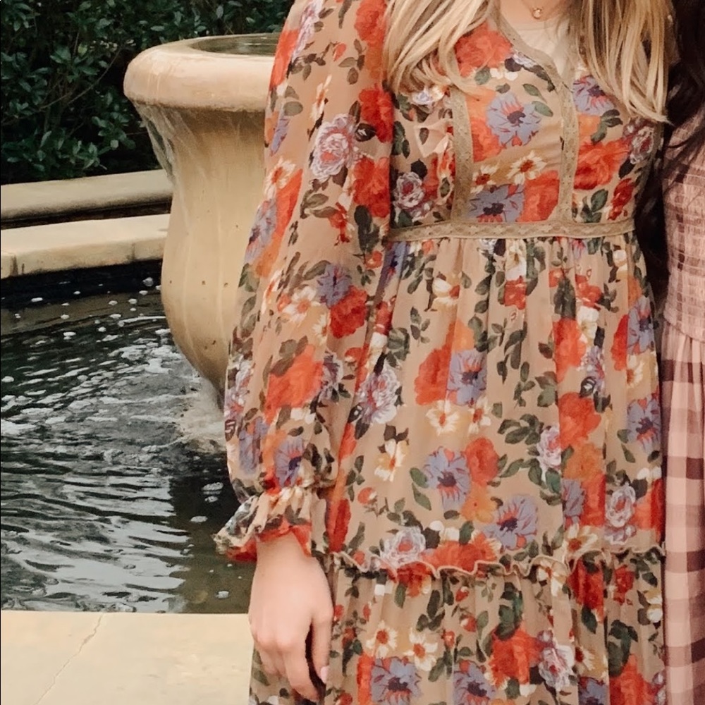 In Bloom floral maxi dress